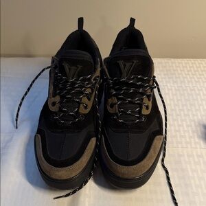 Louis Vuitton Black and Brown Men's hiking shoes